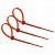 Хомуты нейлоновые 2,5х150мм (красный) (25 штук) SQ0515-0347 TDM